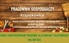 Pracownik gospodarczy - Krzyszkowice