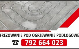 Frezowanie pod ogrzewanie podłogowe
