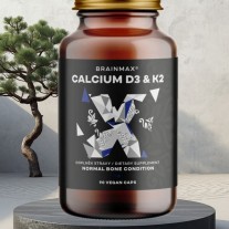 BrainMax Calcium D3 & K2 - Zdrowe kości i stawy
