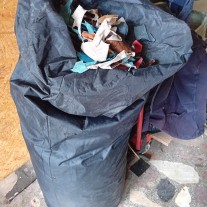 Wypełnienie worka bokserskiego - scinki skór bydlęcych