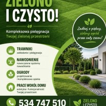 Usługi ogrodnicze.