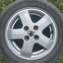 [SPRZEDAM] Koła Alufelgi 14" 4x100 + Opony Bridgestone Ecopia 165/65 R14