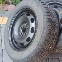 Felgi  5 x100 6Jx15 H2 z oponami zimowymi 195x65 Dębica R15