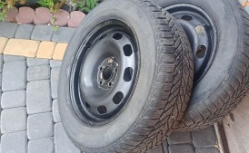 Felgi  5 x100 6Jx15 H2 z oponami zimowymi 195x65 Dębica R15