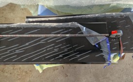 Parapety stal czarne 81cm nowe