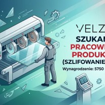 PRACA:  SZUKAMY PRACONIKA PRODUKCJI – OBRÓBKA I SZLIFOWANIE SZKŁA