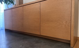 Bufet 240cm ~~ fornir dąb ~~ kredens komoda