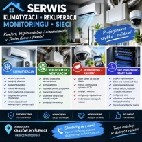 Serwis klimatyzacji, rekuperacji, monitoring, obsługa sieci