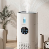 Nowy oczyszczacz i nawilżacz powietrza 2w1 | Filtr HEPA H13 | Cichy