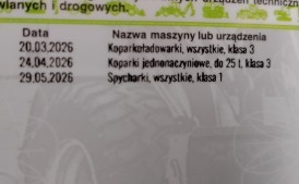 Szukam pracy na koparce.