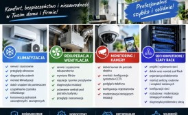 Serwis klimatyzacji, rekuperacji, monitoring, obsługa sieci